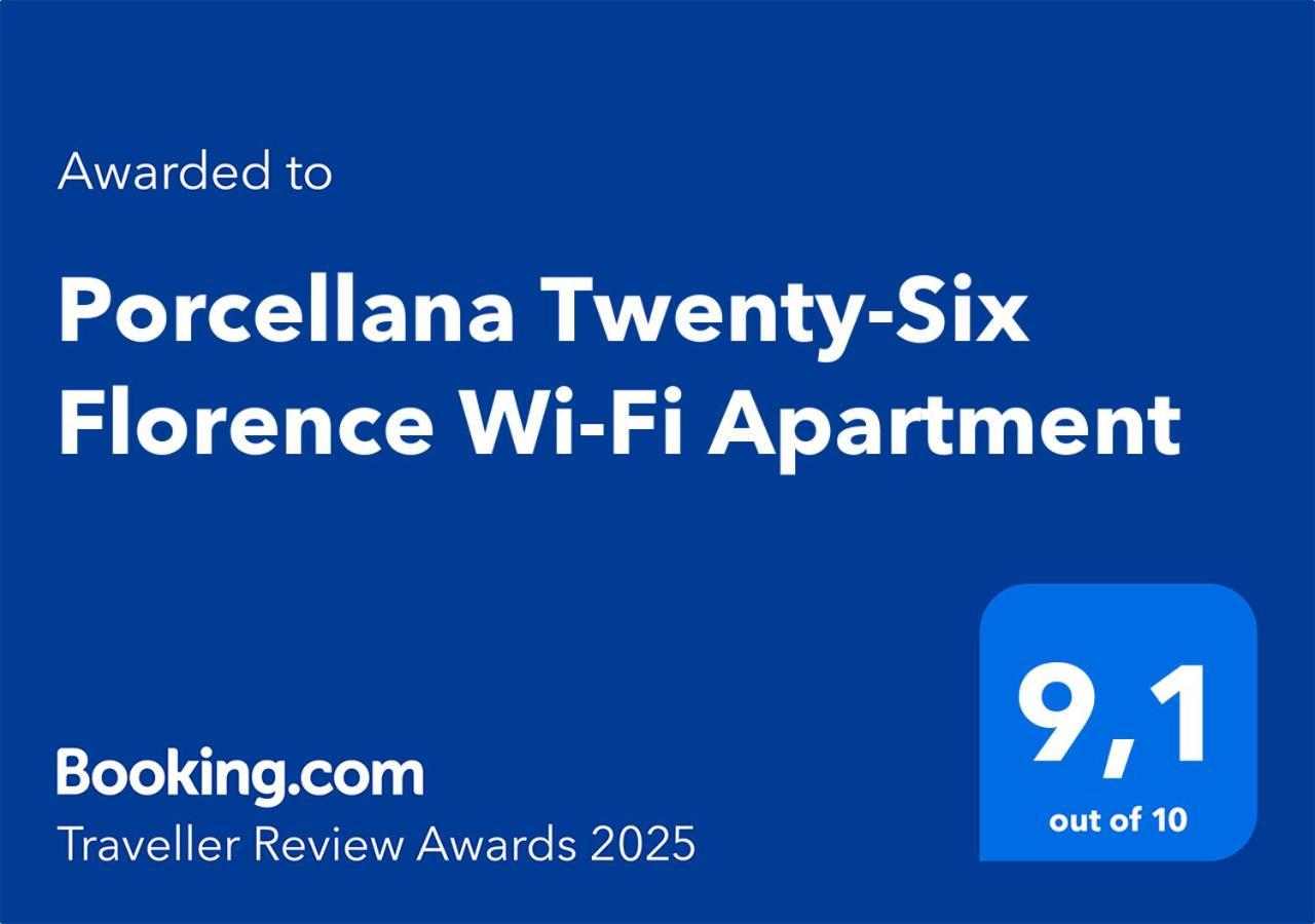 Porcellana Twenty-Six Florence Wi-Fi Apartment Exterior photo
